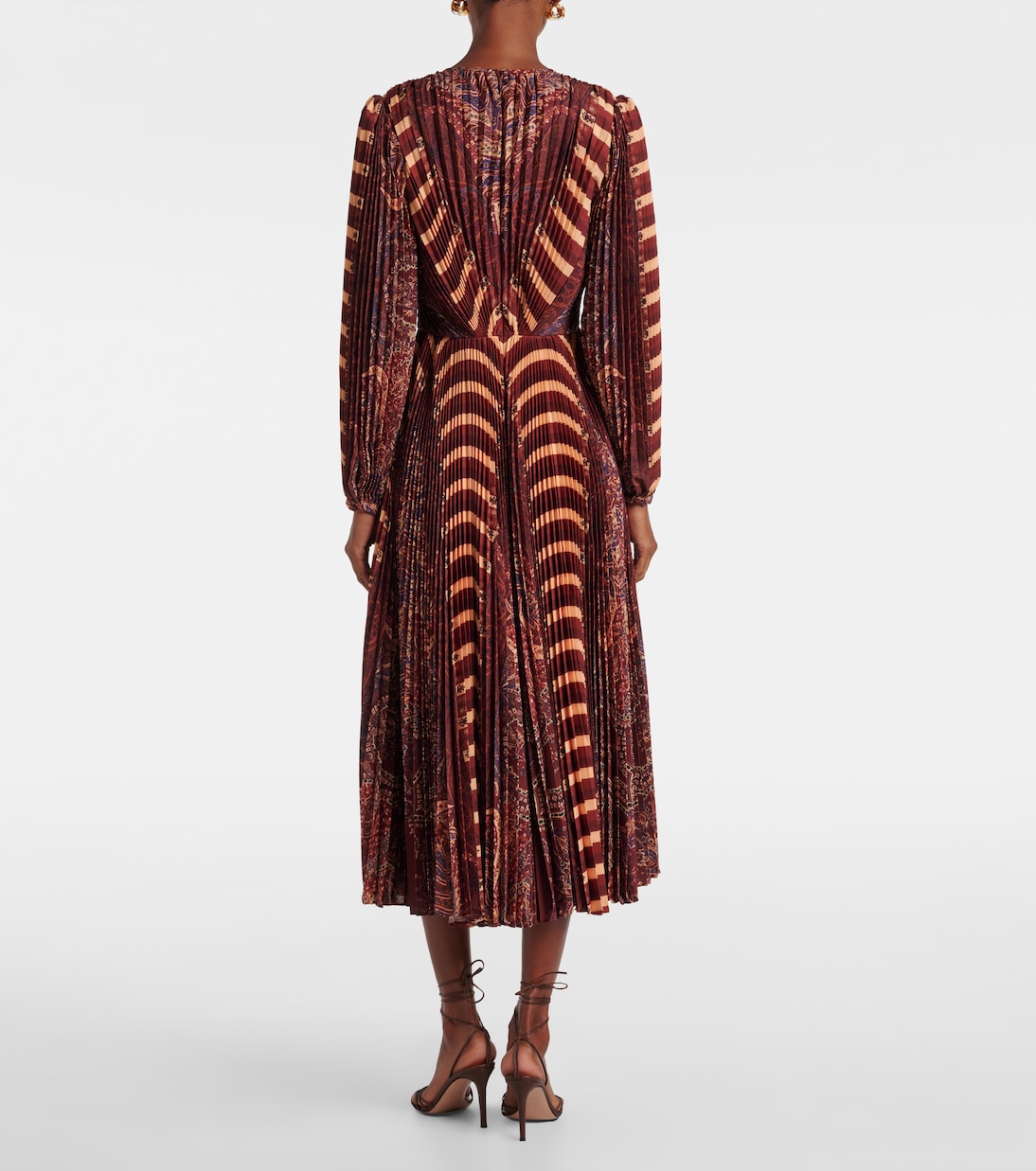 Sarai pleated midi dress | Ulla Johnson