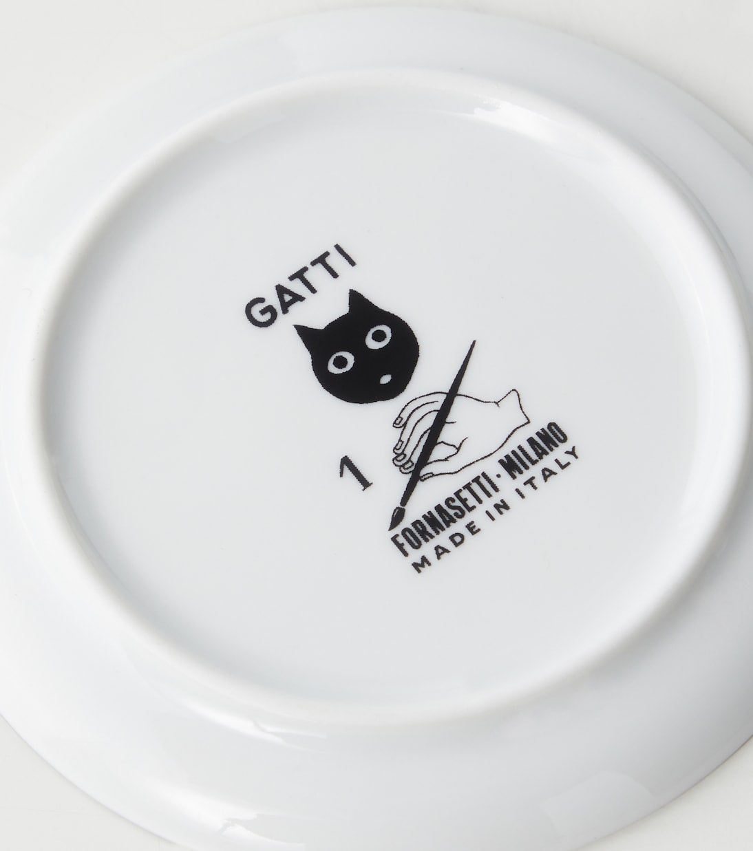 Set de 6 posavasos High Fidelity de porcelana | Fornasetti