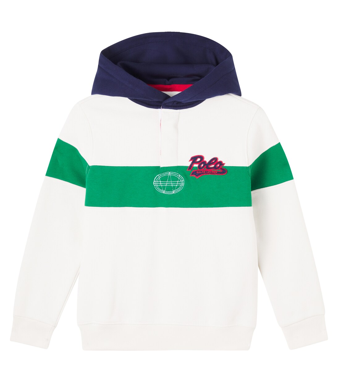 Sweat-shirt à capuche en coton mélangé | Polo Ralph Lauren Kids