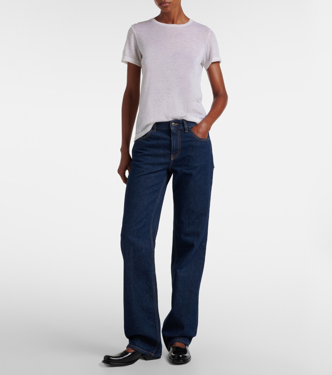 Mid-Rise Straight Jeans Carlyl | The Row