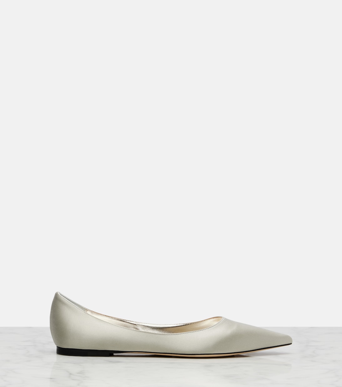 Love satin ballet flats | Jimmy Choo