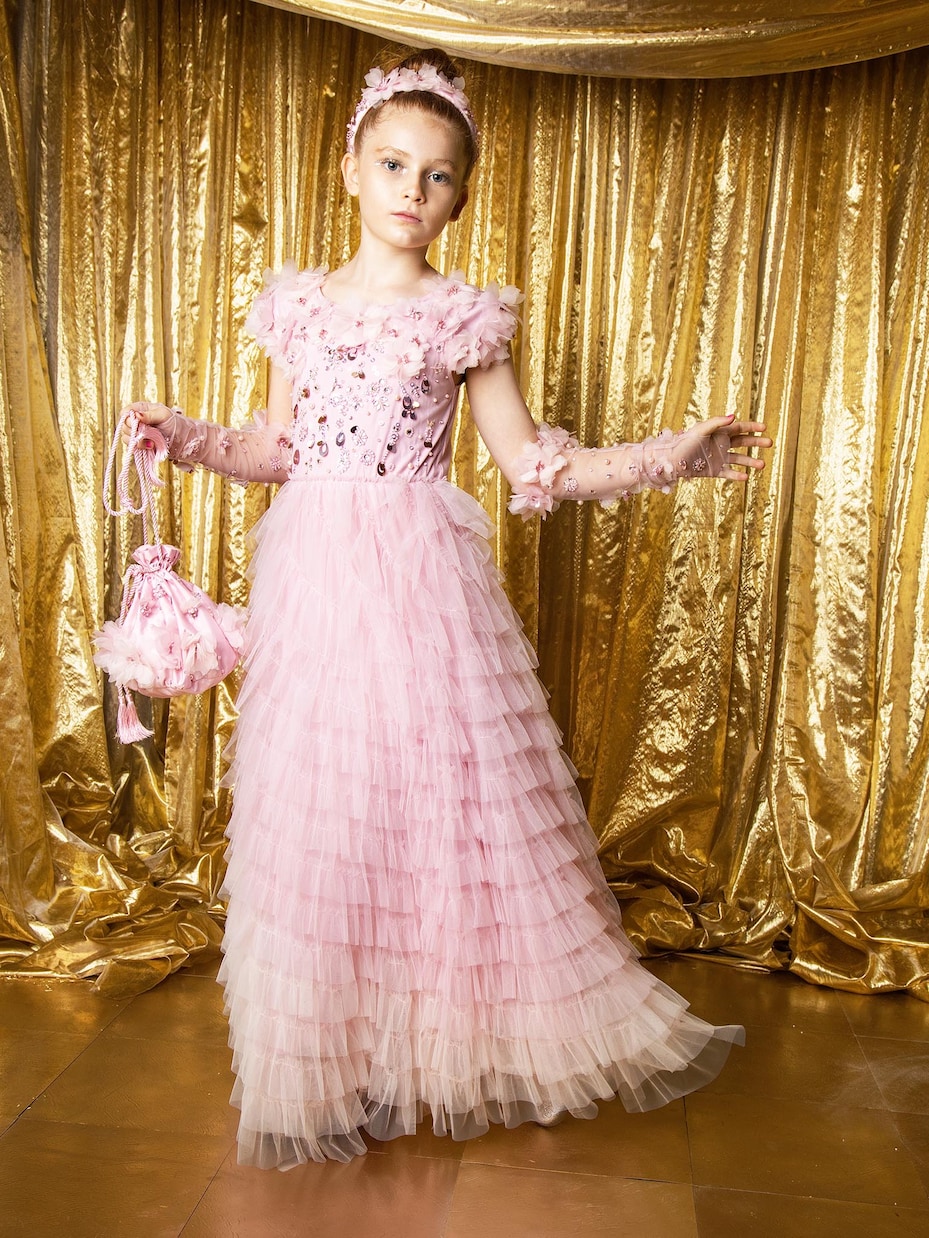 Robe Zahra en tulle à fleurs | Tutu Du Monde