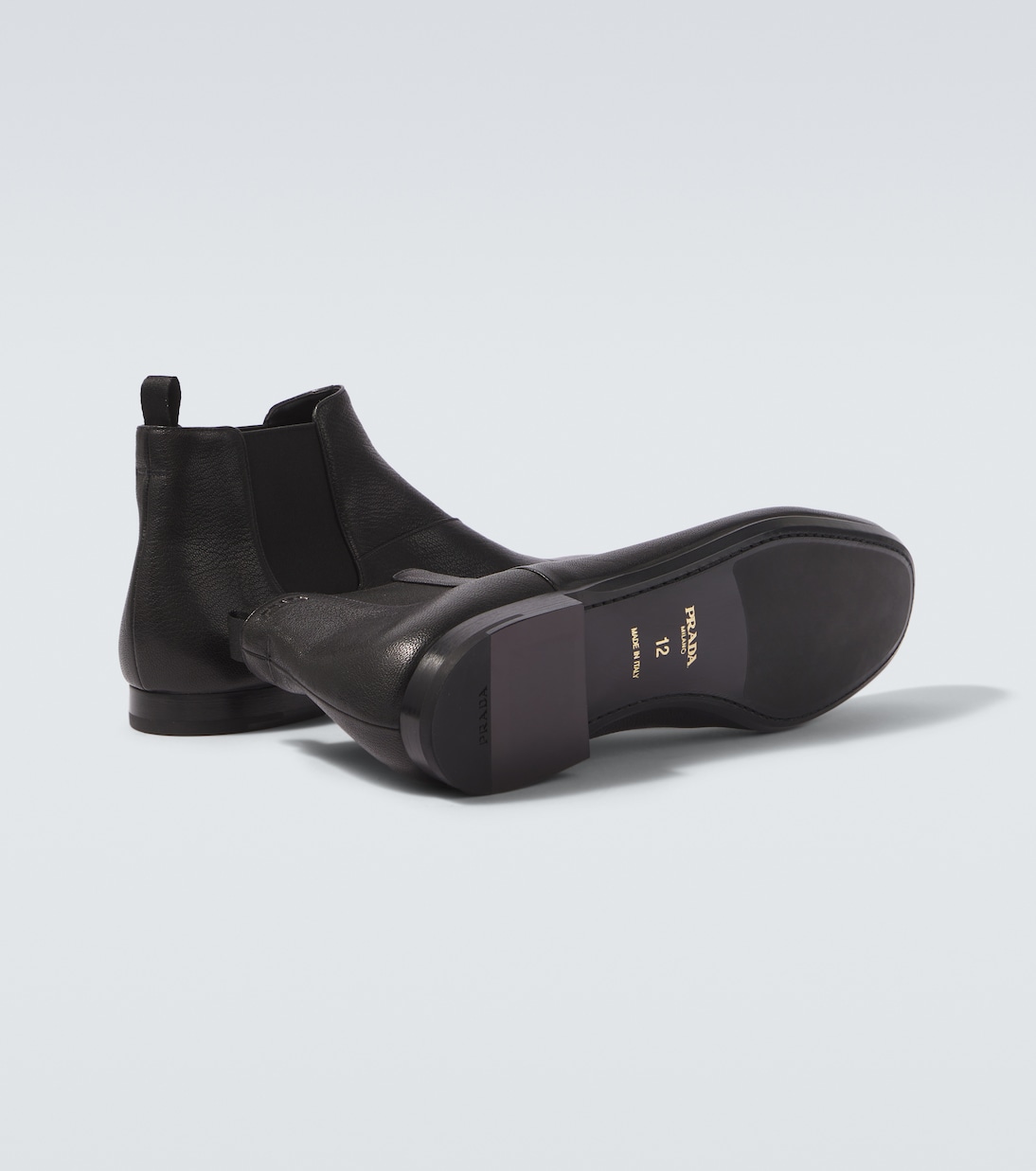 Leather Chelsea boots | Prada