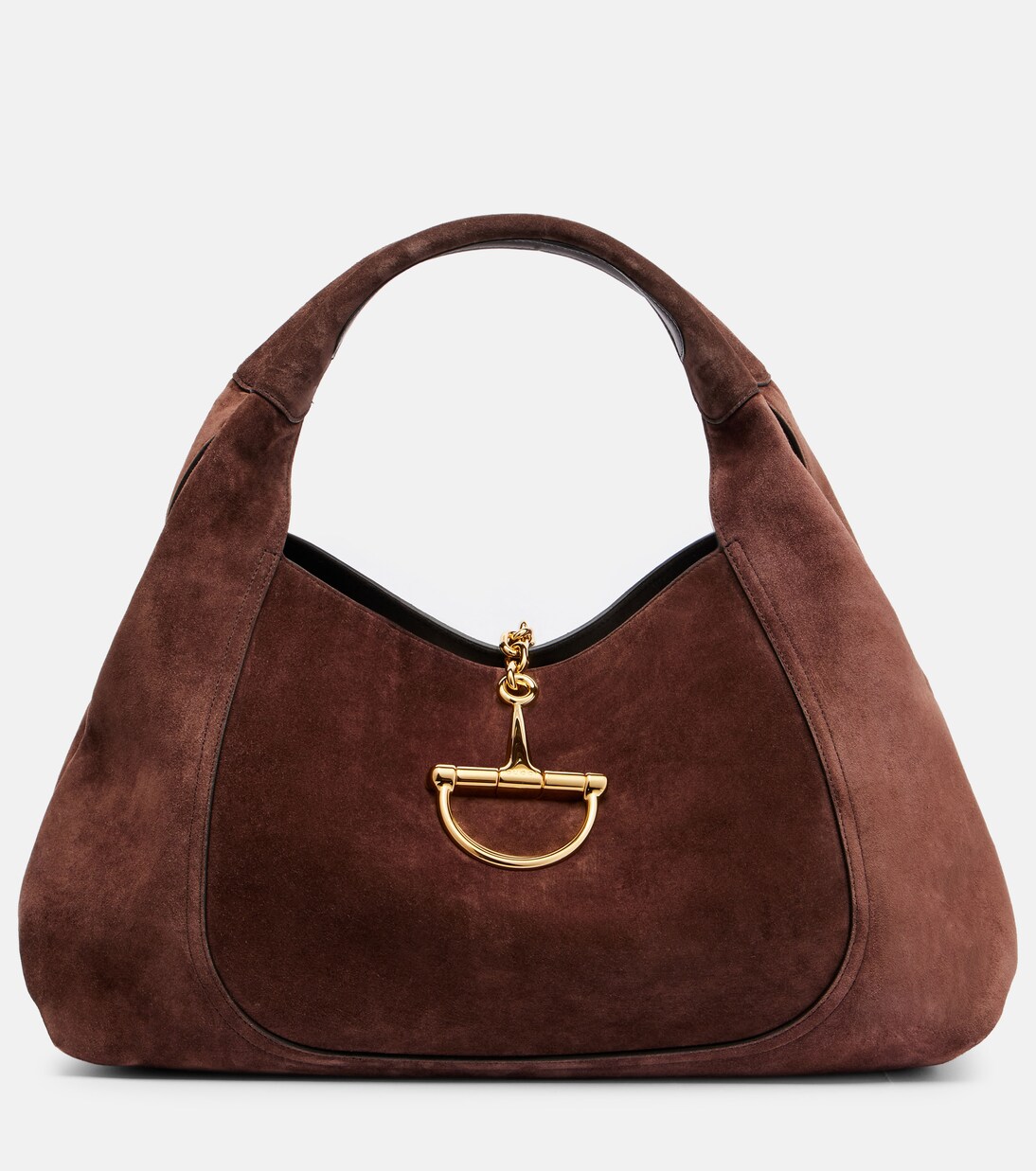Gucci Softbit Maxi suede shoulder bag | Gucci