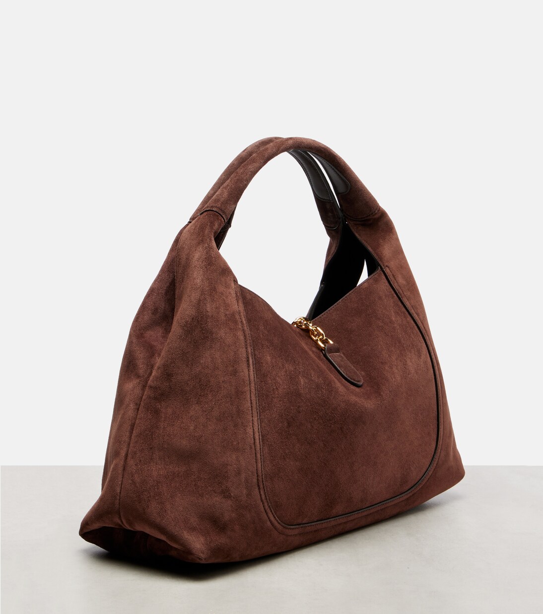 Gucci Softbit Maxi suede shoulder bag | Gucci