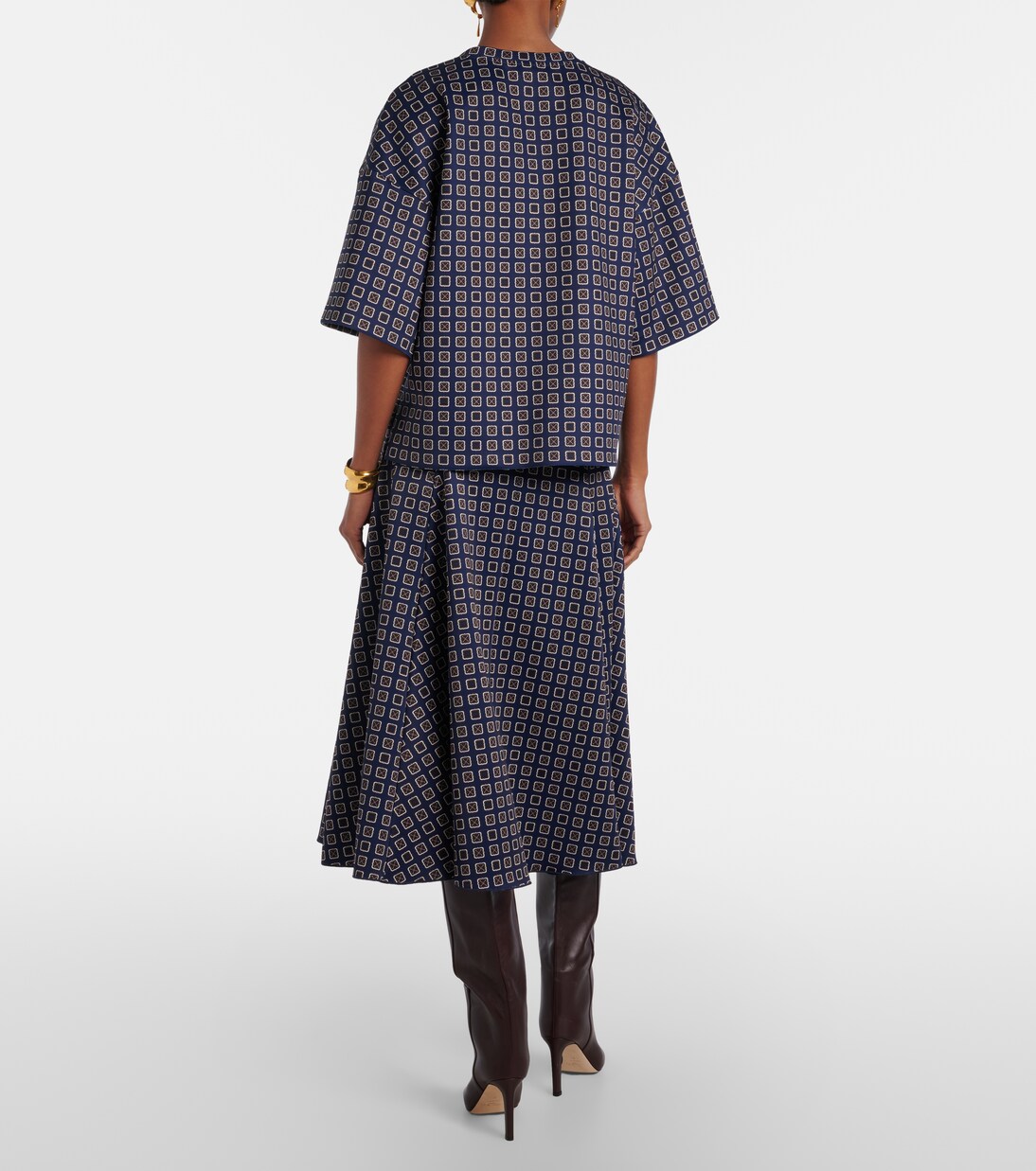 Benda printed jersey midi skirt | Max Mara