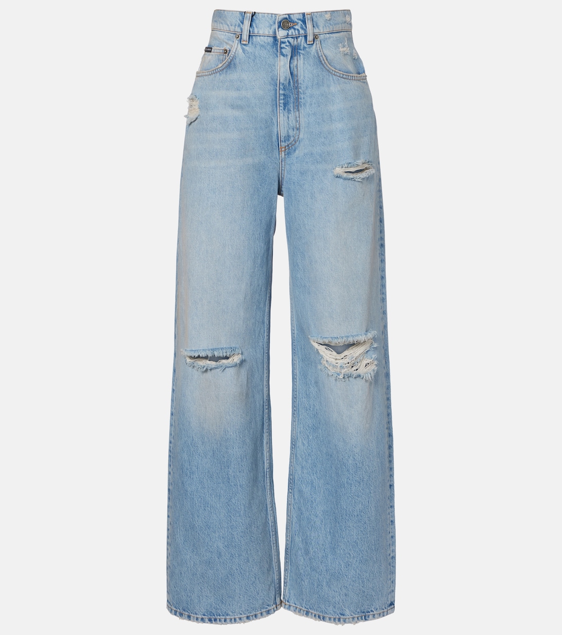 Distressed wide-leg jeans | Dolce&Gabbana