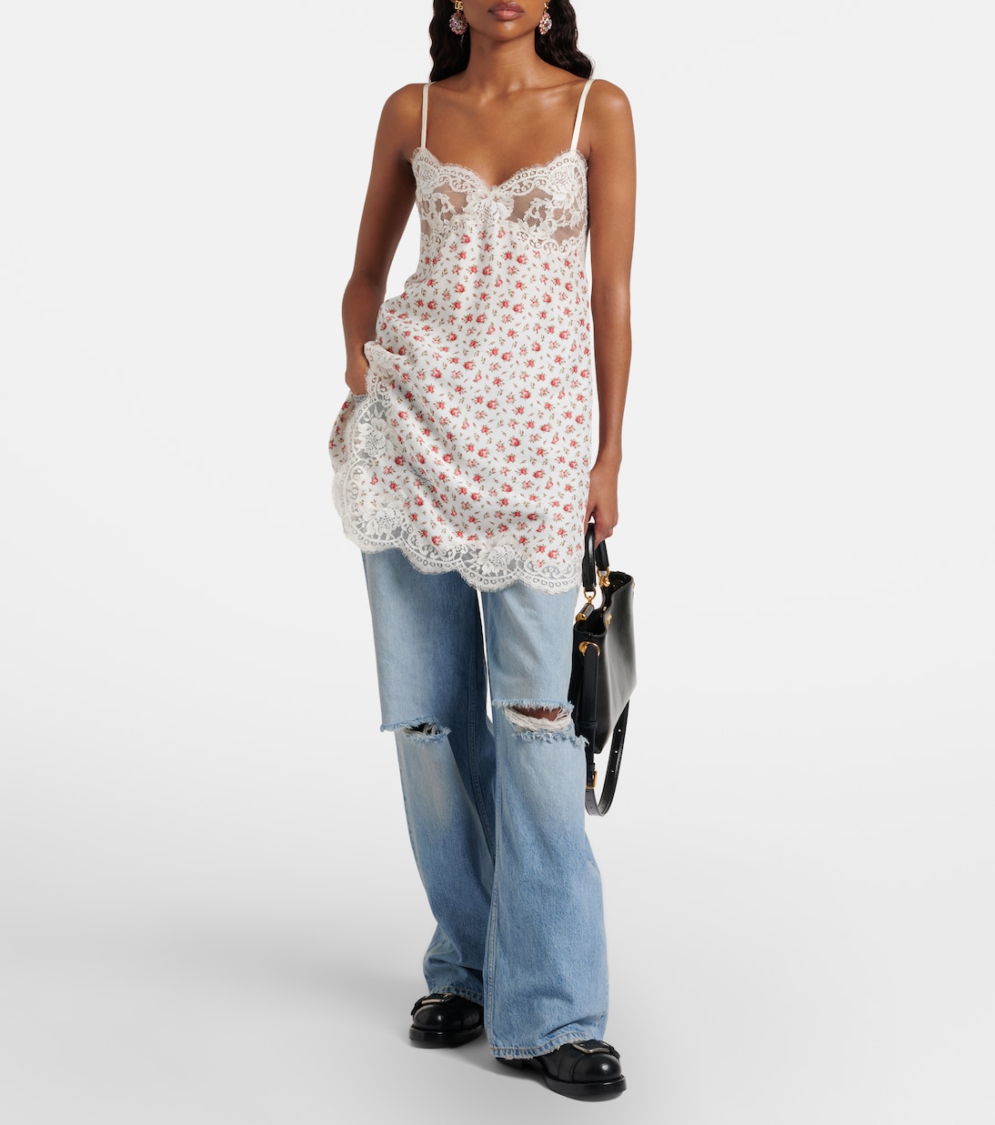 Distressed wide-leg jeans | Dolce&Gabbana