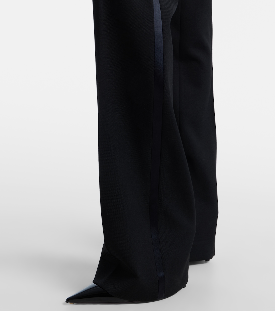 Silk-trimmed wool suit pants | Tom Ford