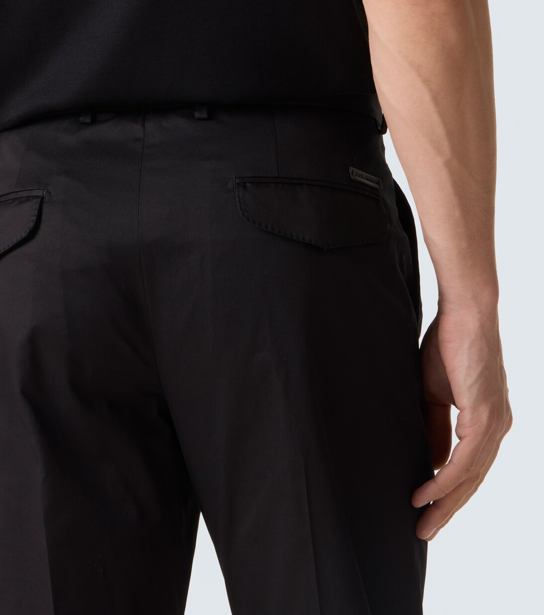 Schmale Hose aus einem Baumwollgemisch | Dolce&Gabbana