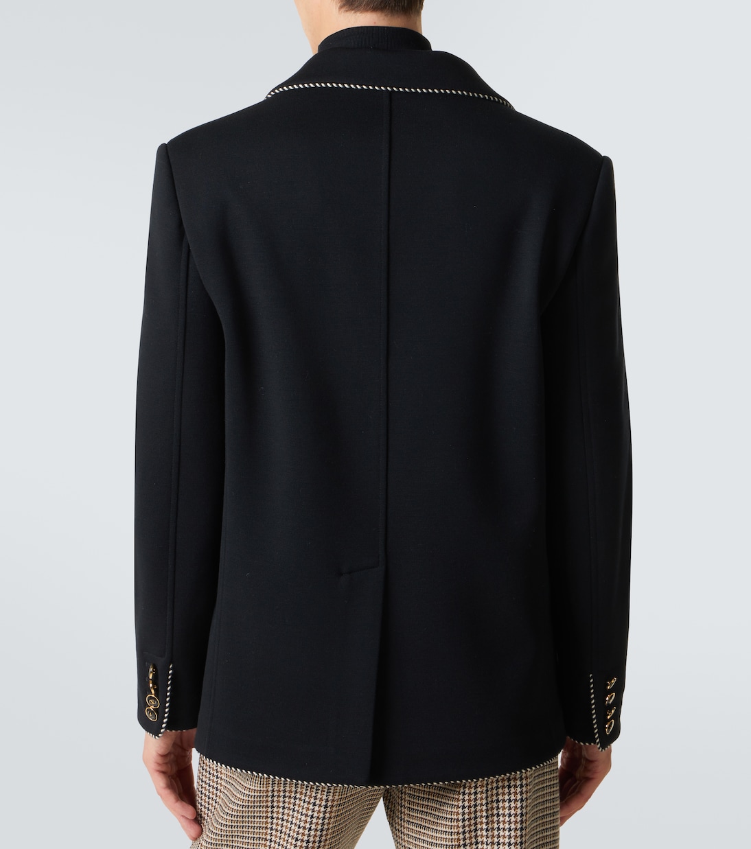 Embroidered virgin wool blazer | Valentino