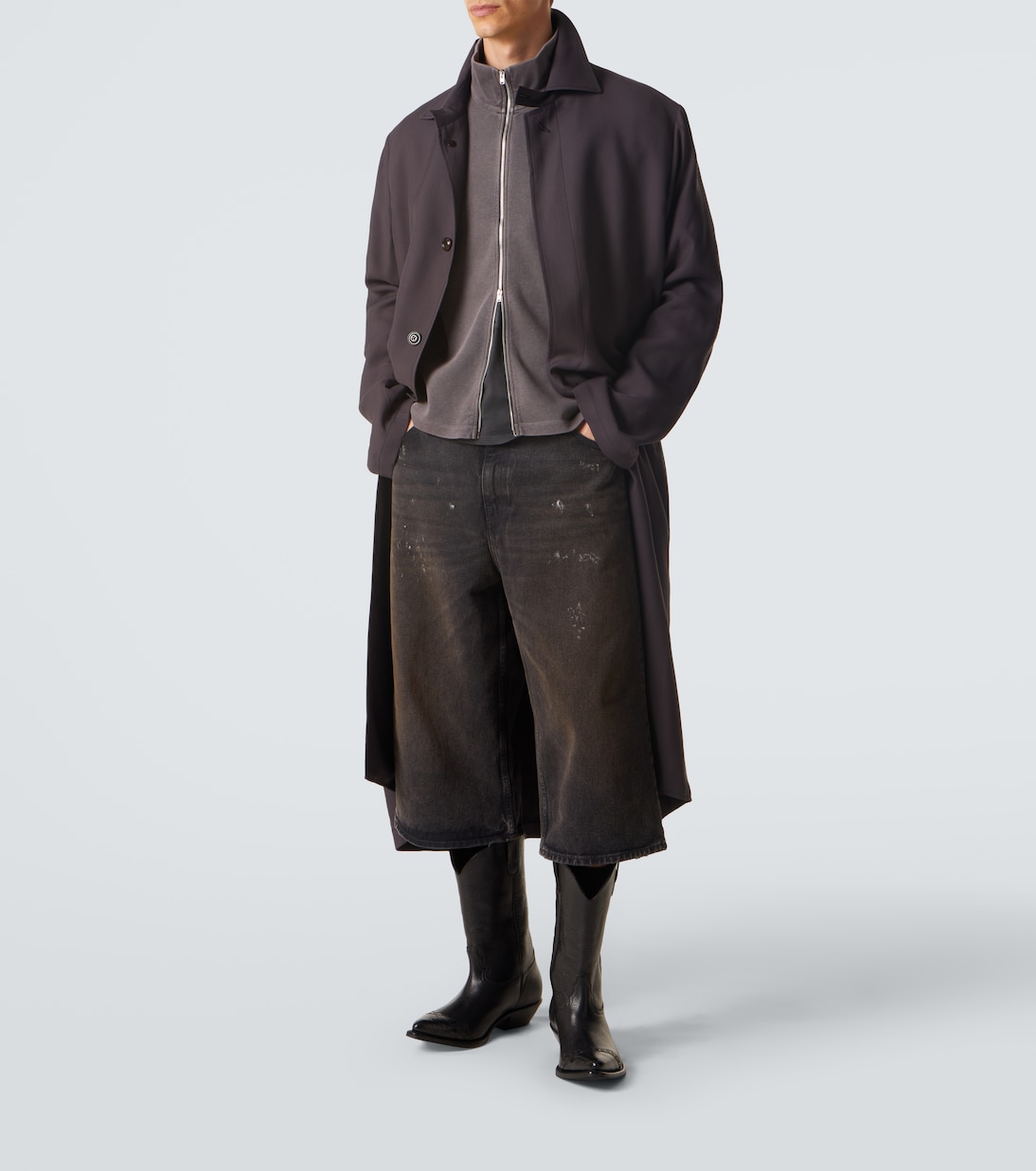 Capri Cut distressed shorts | Our Legacy