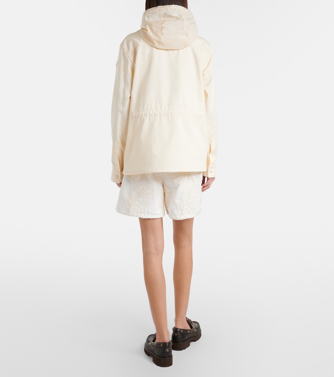 Bestickte Shorts aus Baumwolle | Moncler