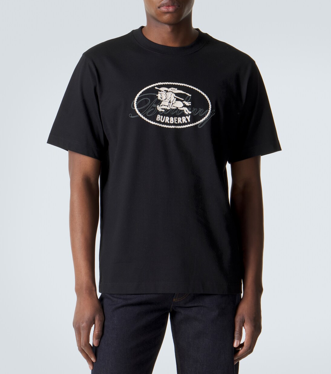 Ryan embroidered cotton T-shirt | Burberry