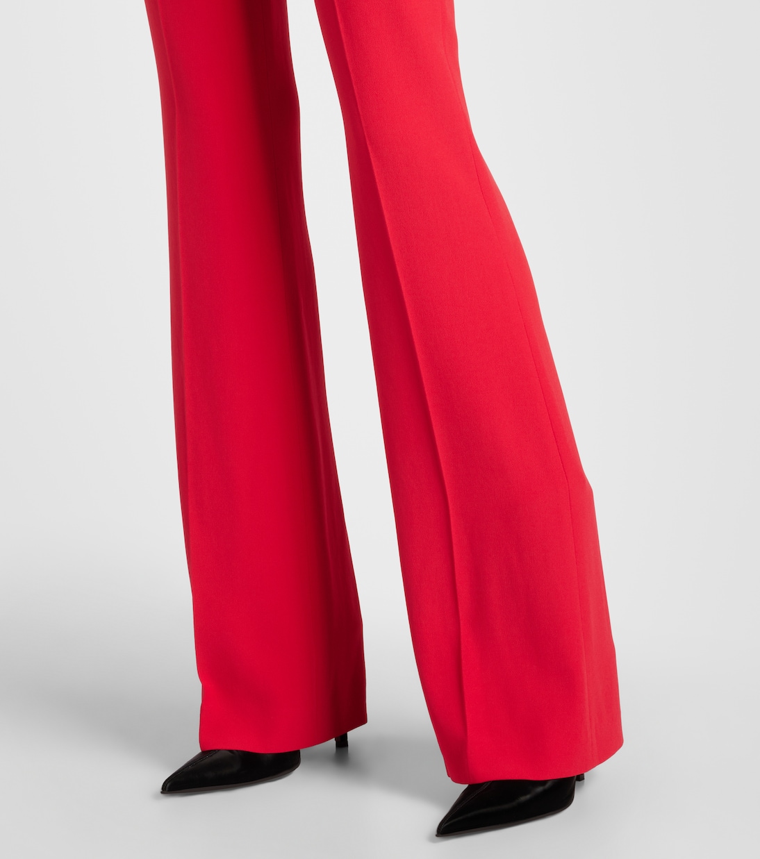 Flared-Hose aus Crêpe | McQueen