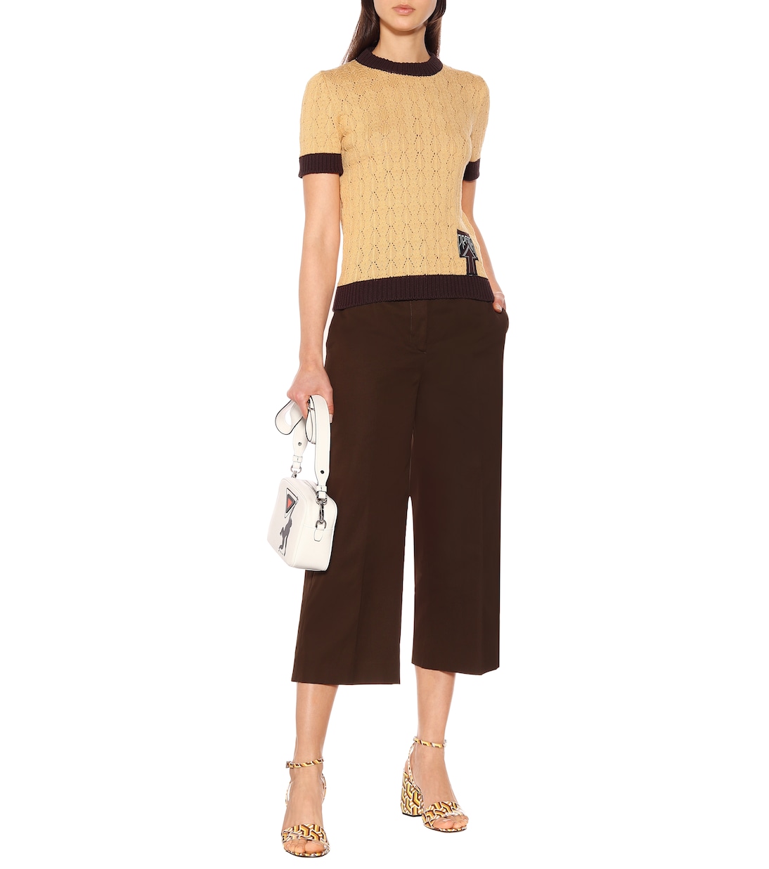 Sandali in pelle stampata | Prada