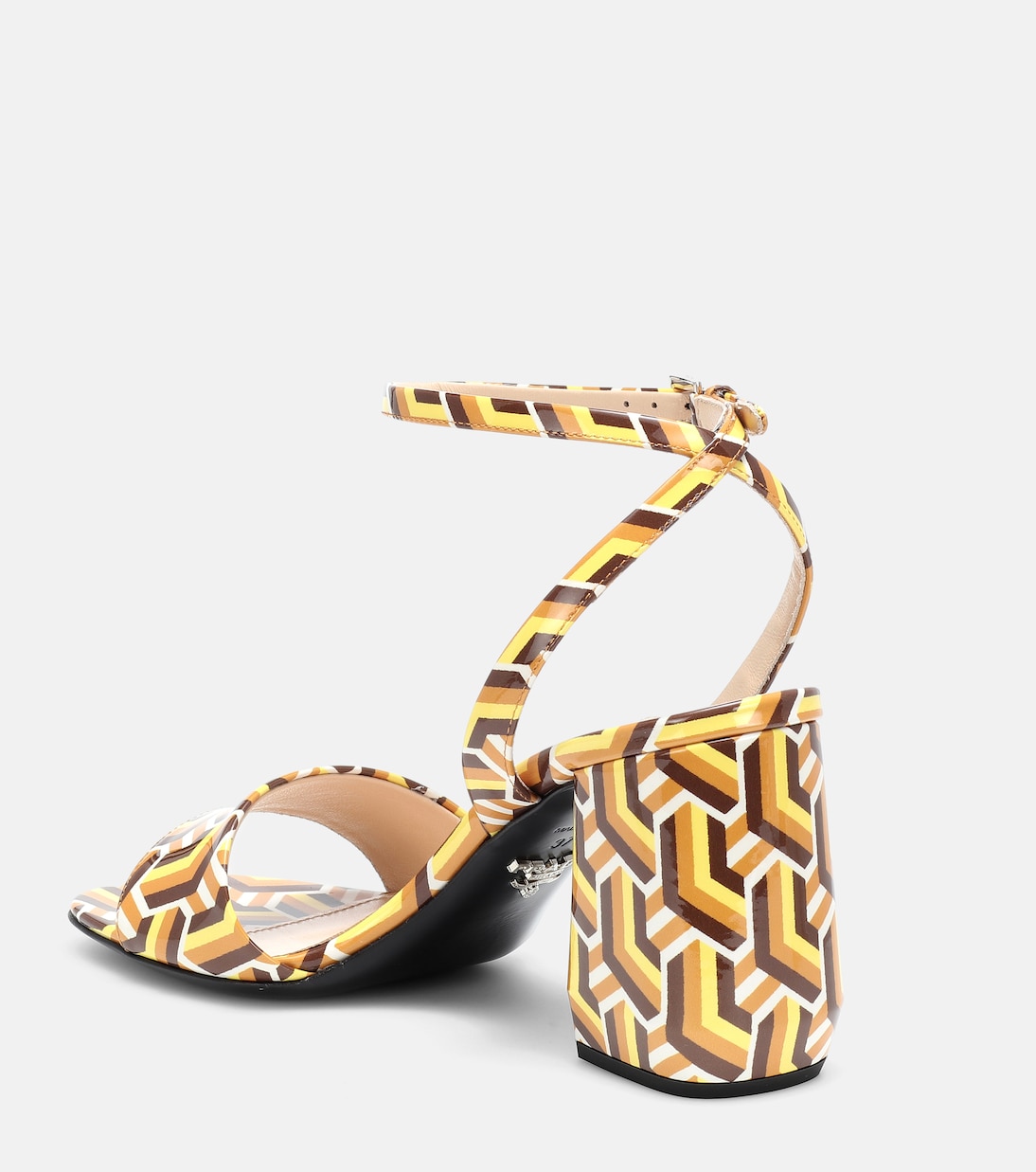 Sandali in pelle stampata | Prada