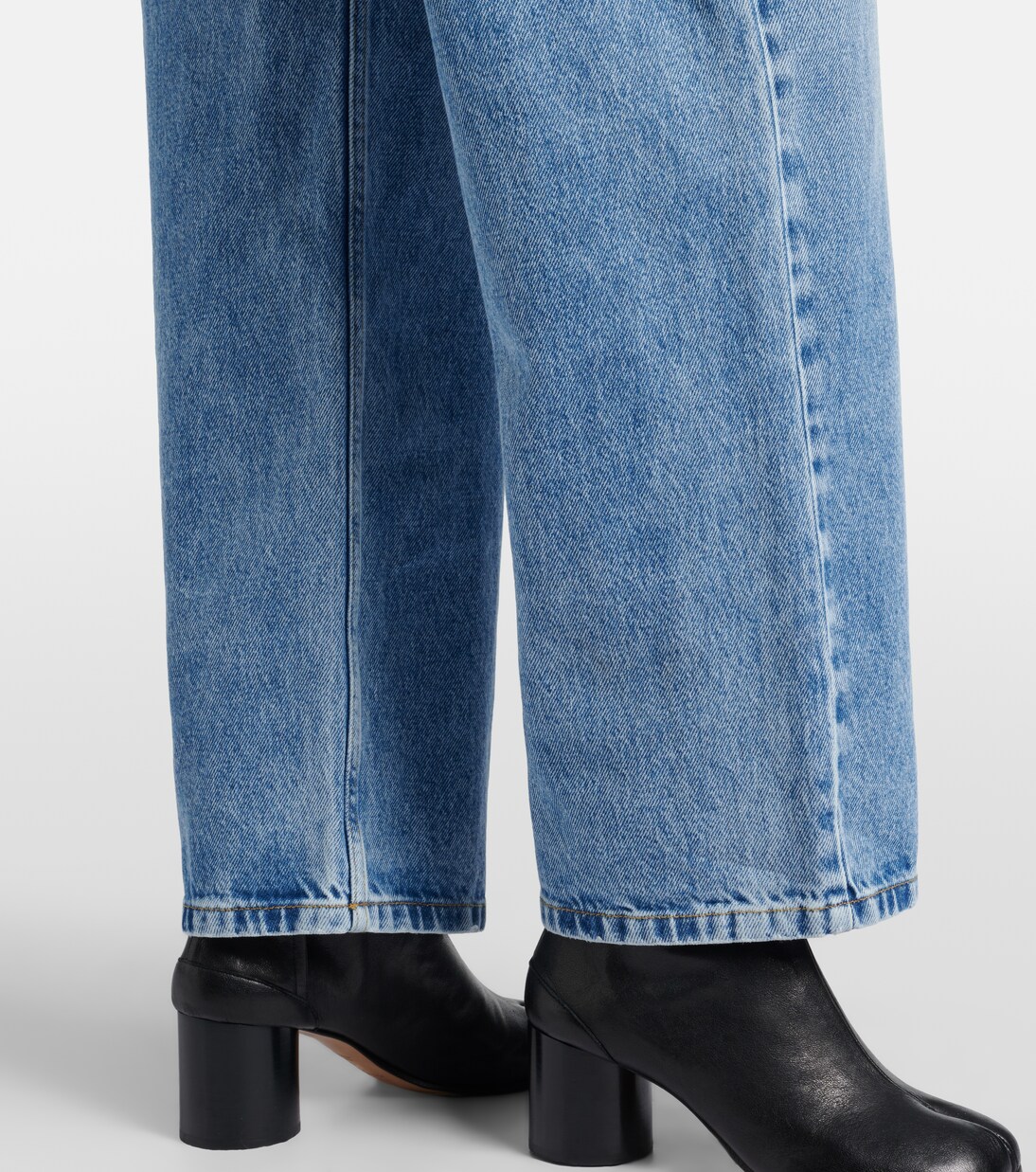 Cutout high-rise wide-leg jeans | Maison Margiela