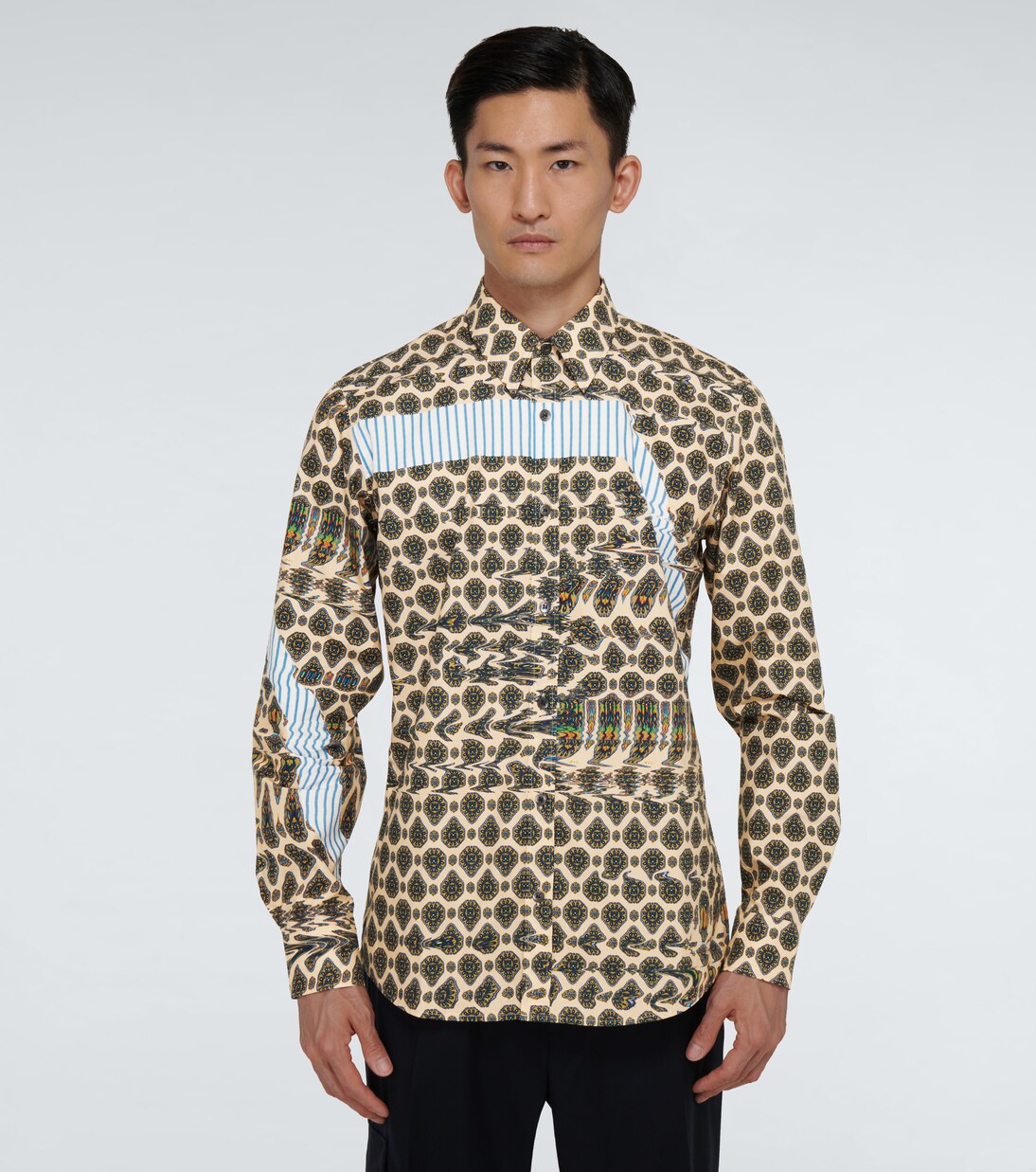 Camicia in cotone con stampa | Dries Van Noten