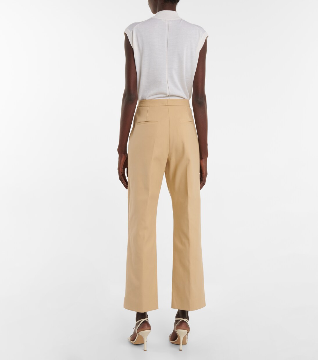 Valth high-rise cotton pants | Loro Piana