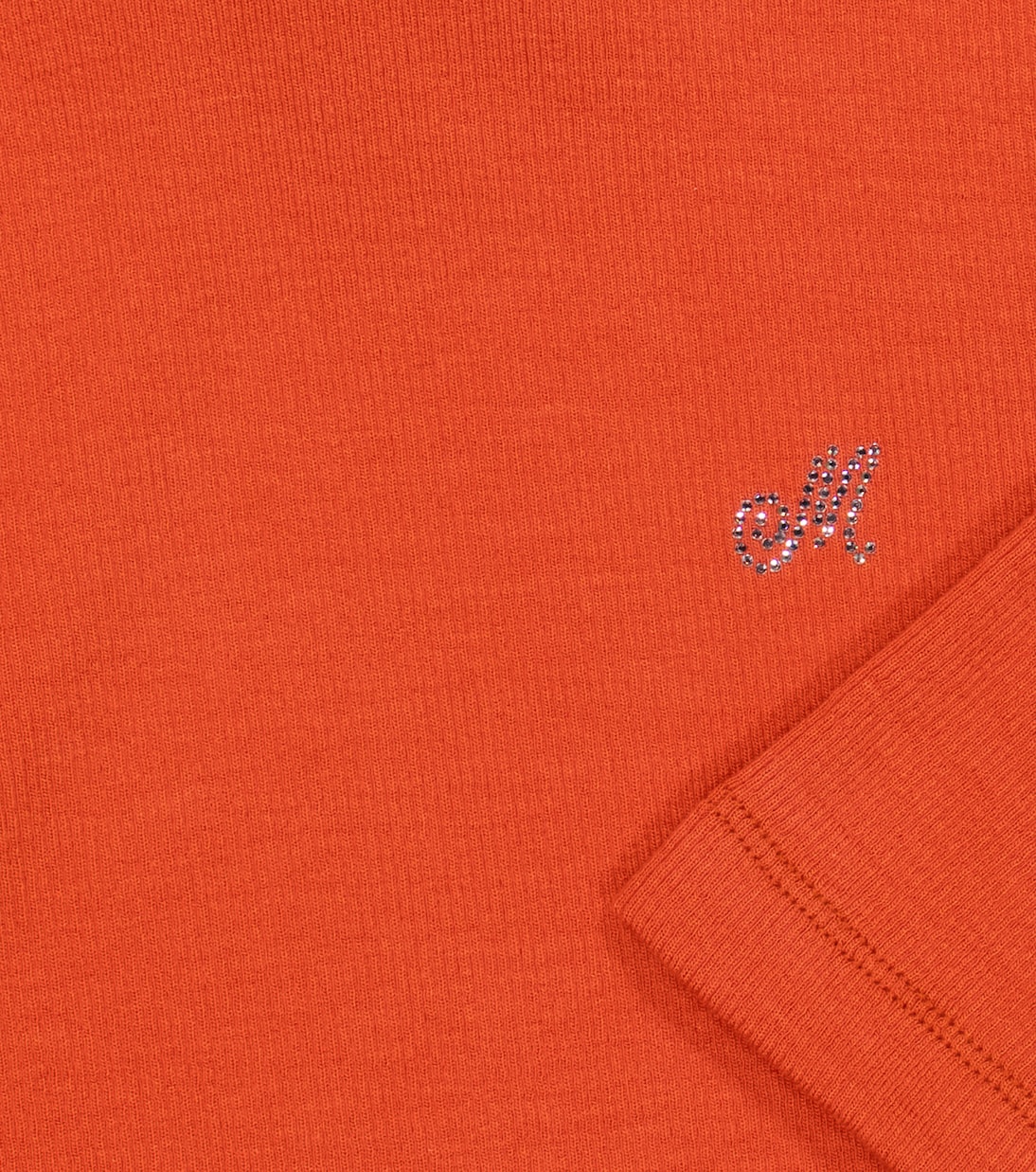 Embellished jersey mockneck top | Monnalisa