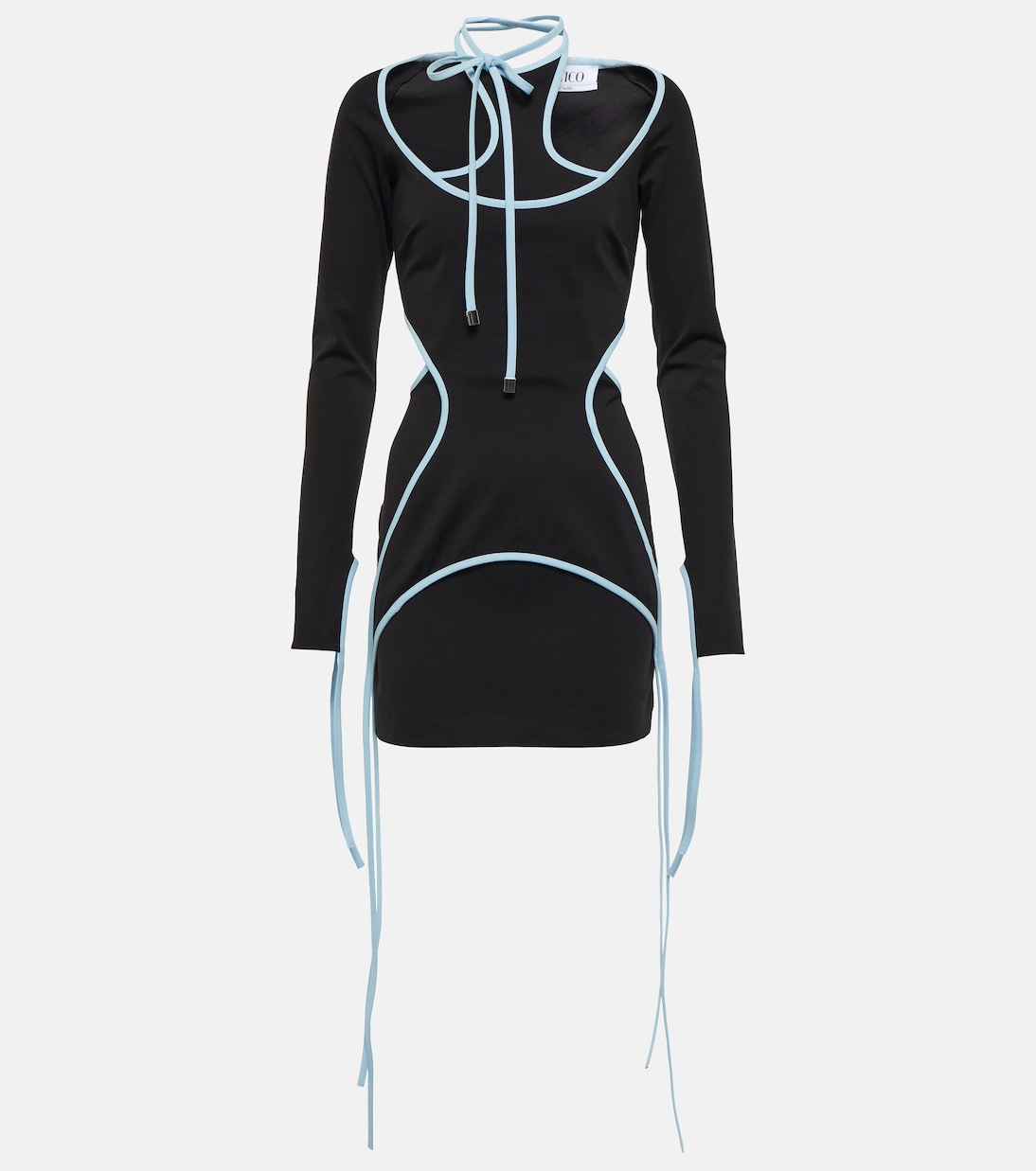 Greta cutout cotton-blend minidress | The Attico