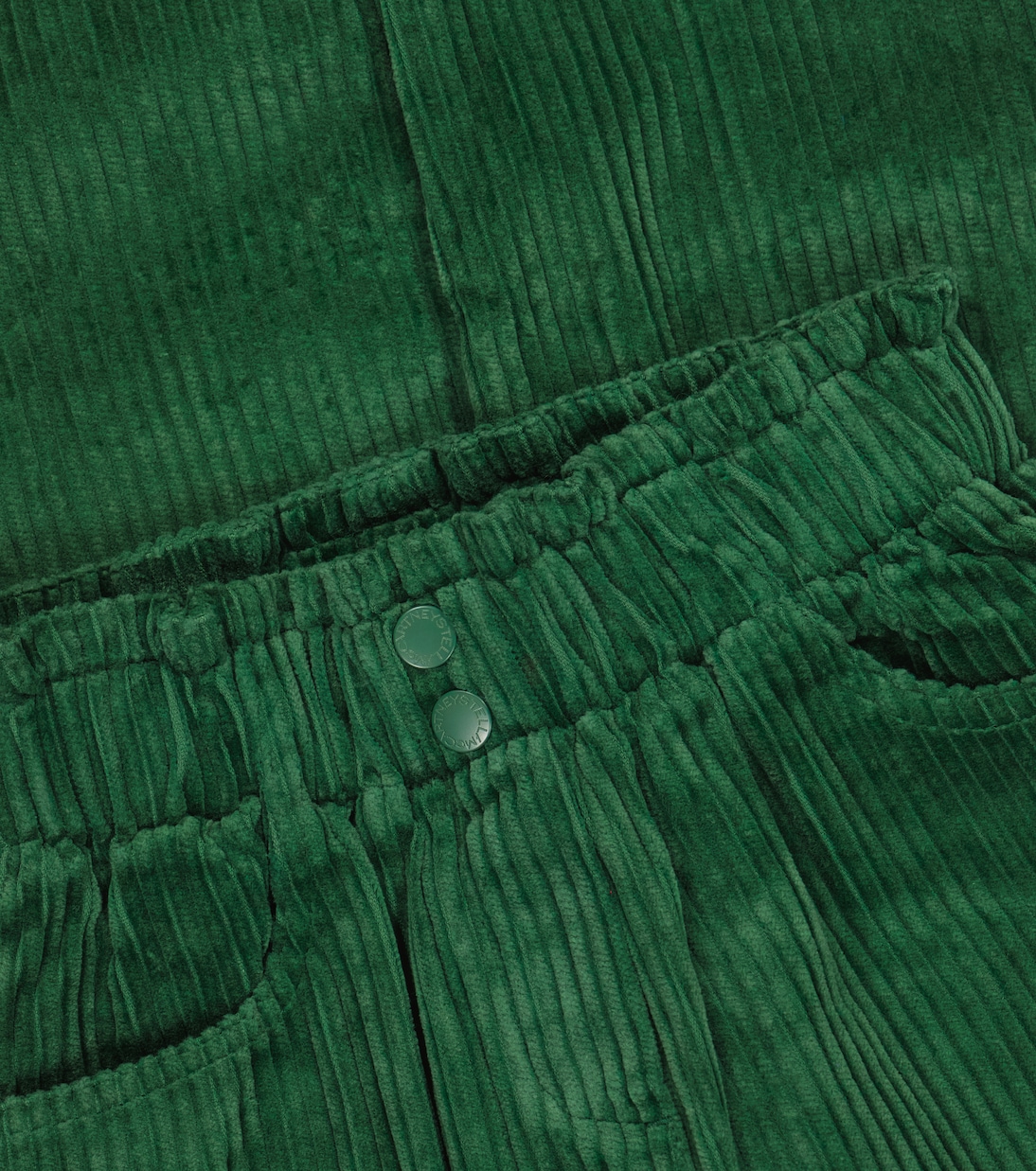 Paperbag-waist corduroy pants | Stella McCartney Kids