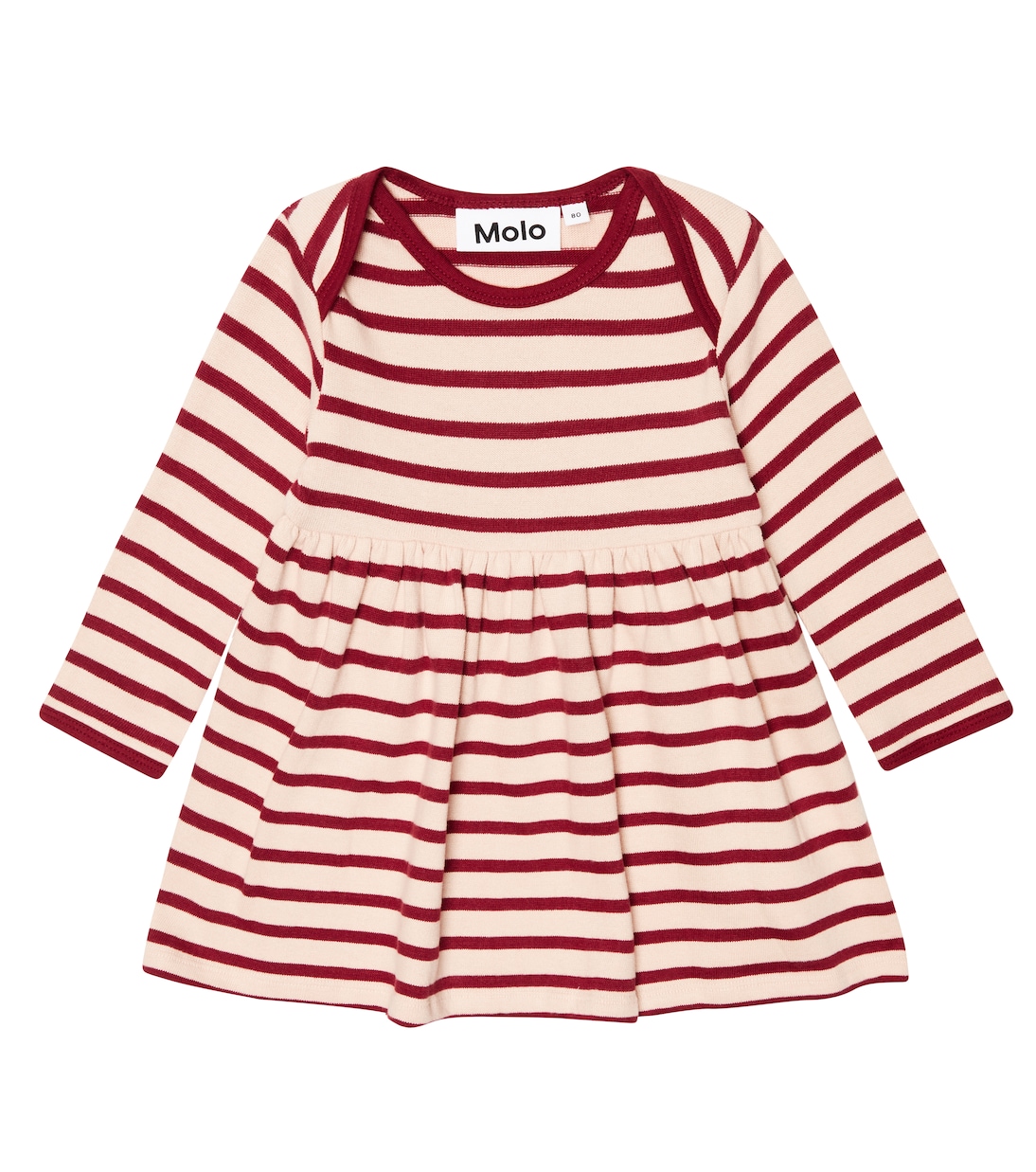 Bebé - vestido Cosima de algodón a rayas | Molo
