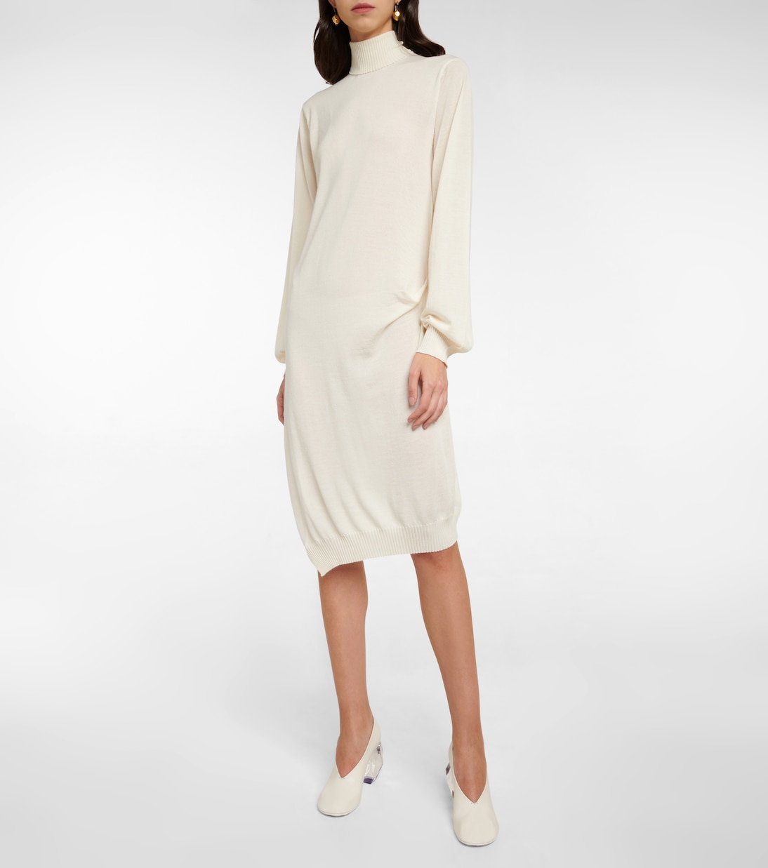 Robe midi Flavia en cachemire et soie | Petar Petrov