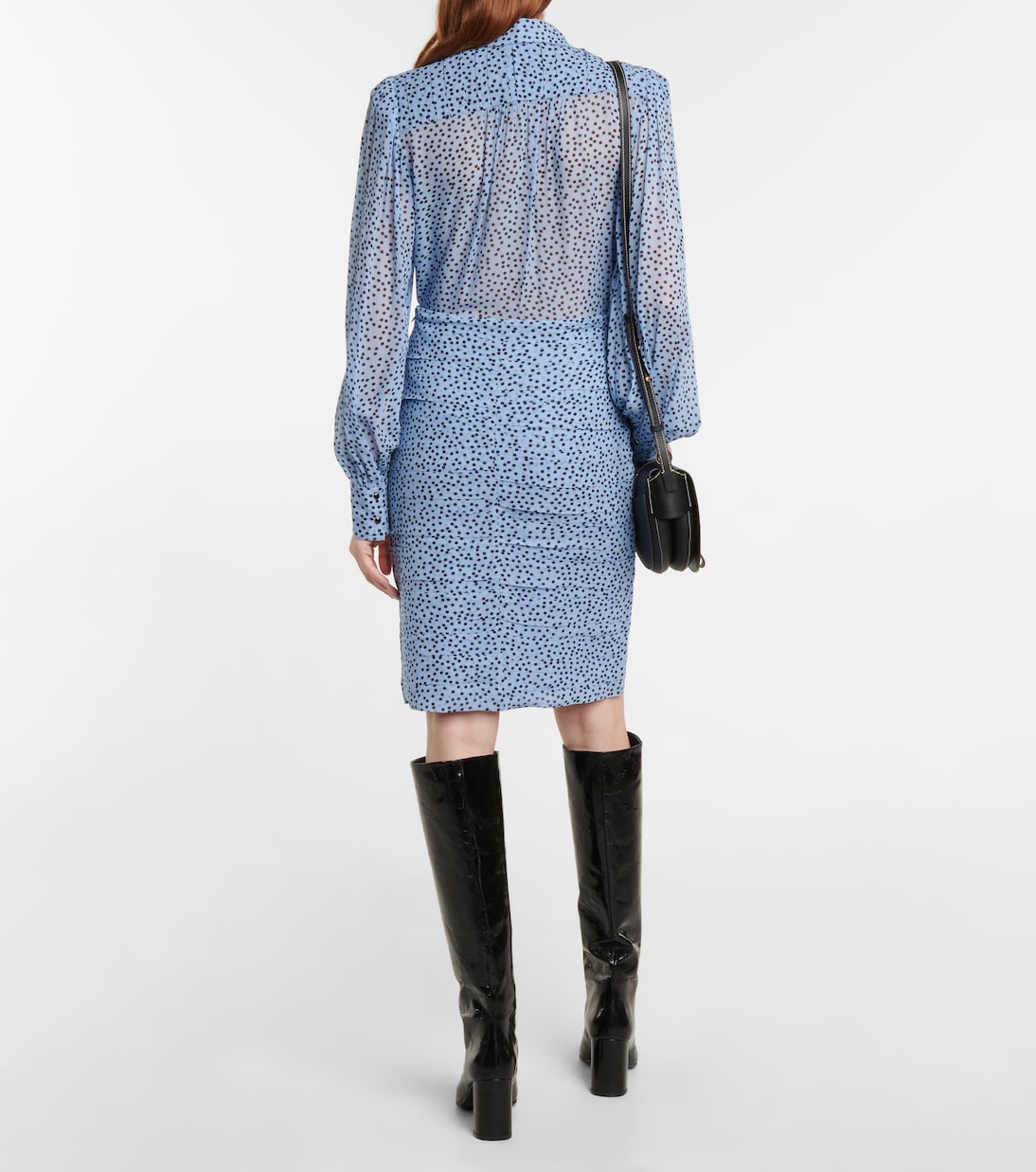 Transparent City Lights georgette miniskirt | Dorothee Schumacher