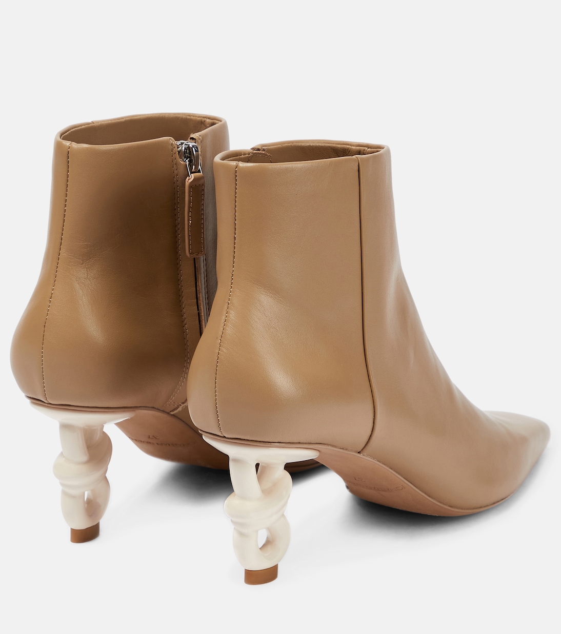 Bodhi Knot Heel leather boots | Simkhai