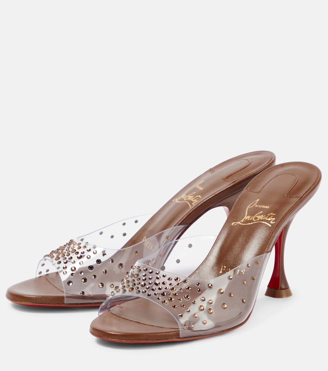 Sandali Nudes Degramule in pelle | Christian Louboutin