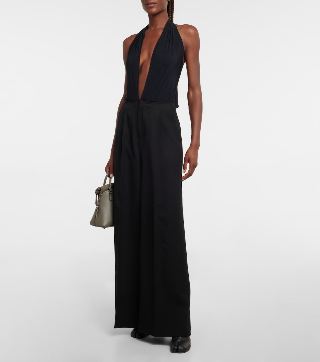 Combi-pantalon en laine mélangée | MM6 Maison Margiela