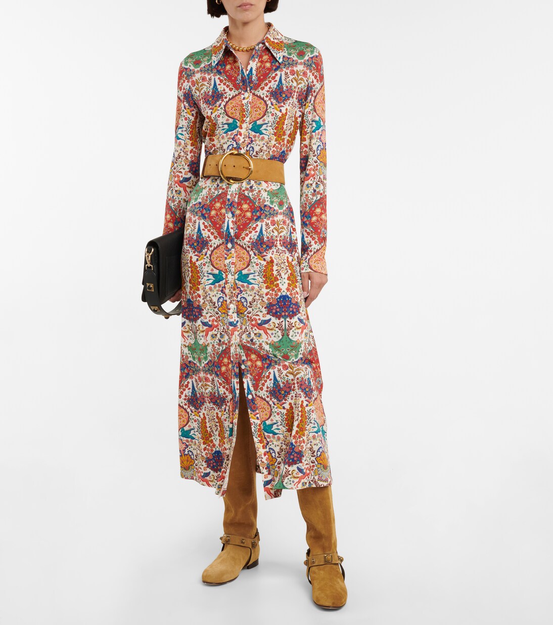 Botas altas Crown Me de piel adornadas | Etro