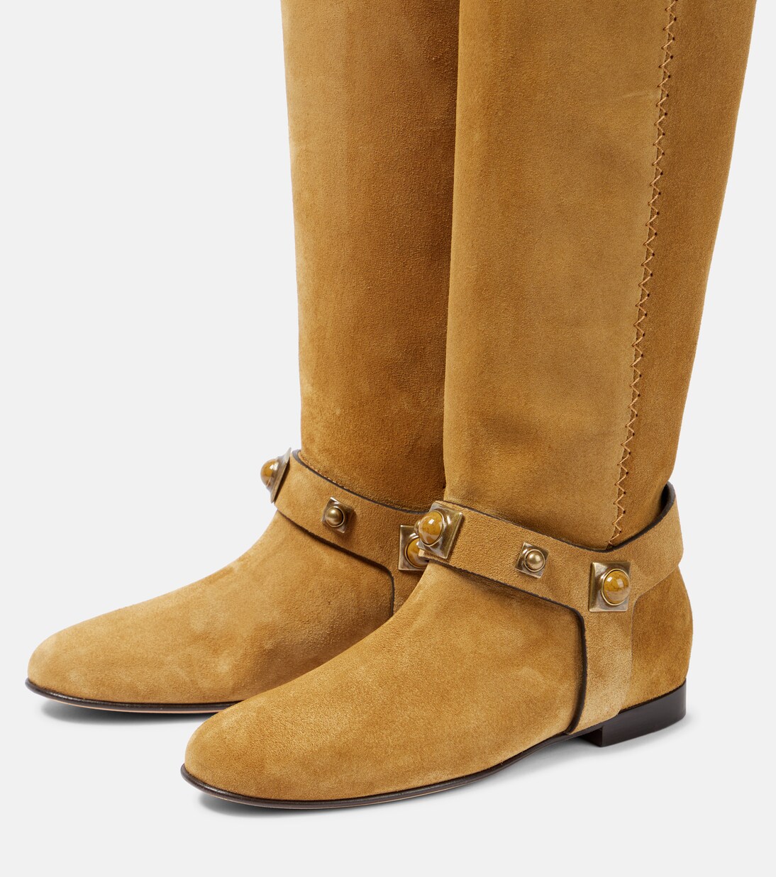 Botas altas Crown Me de piel adornadas | Etro