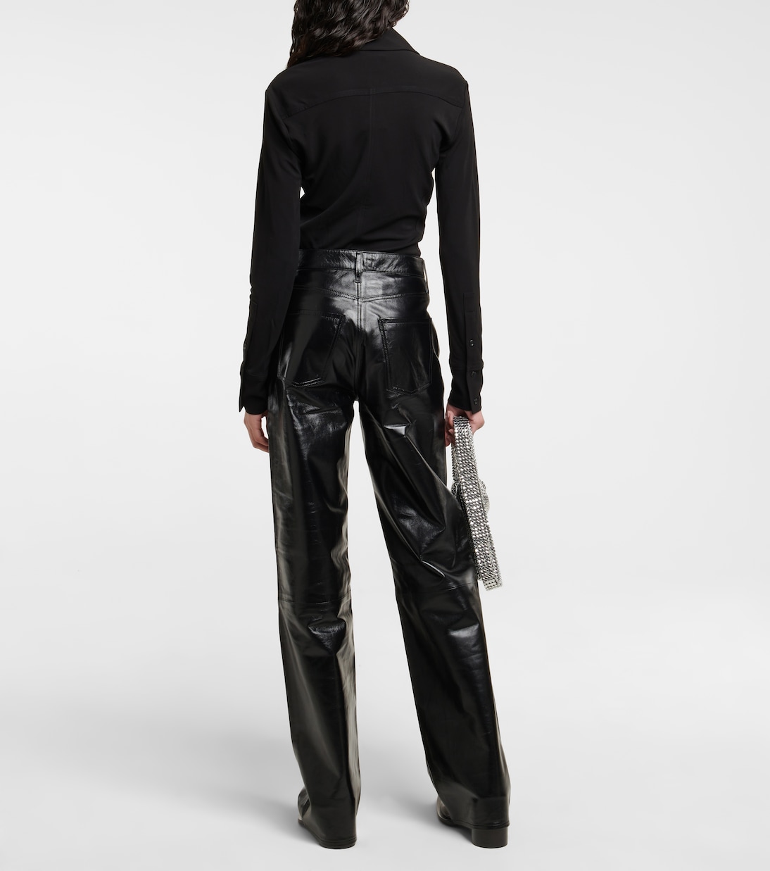 Paloma high-rise wide-leg leather pants | Citizens of Humanity
