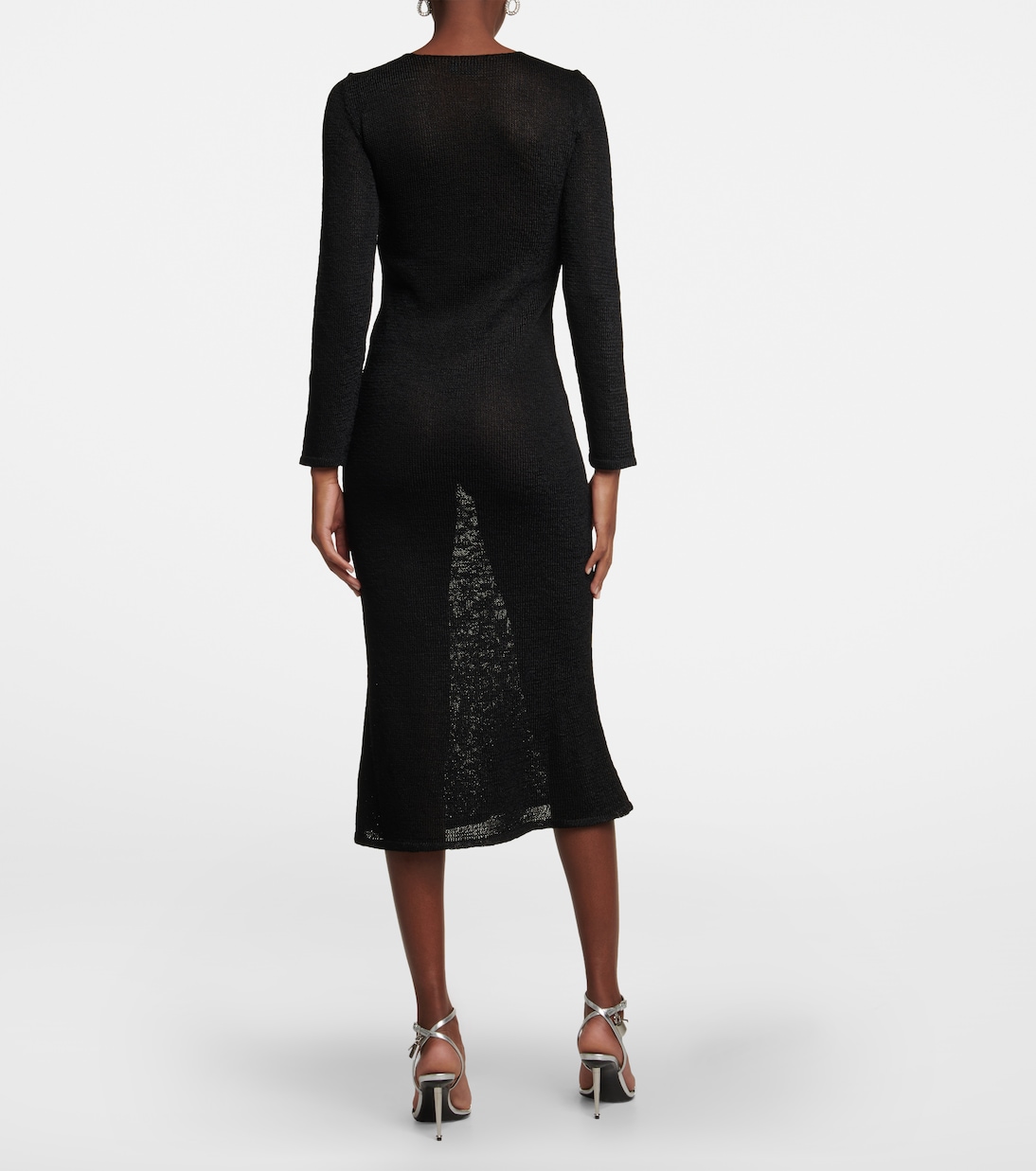 Metallic knitted maxi dress | Tom Ford