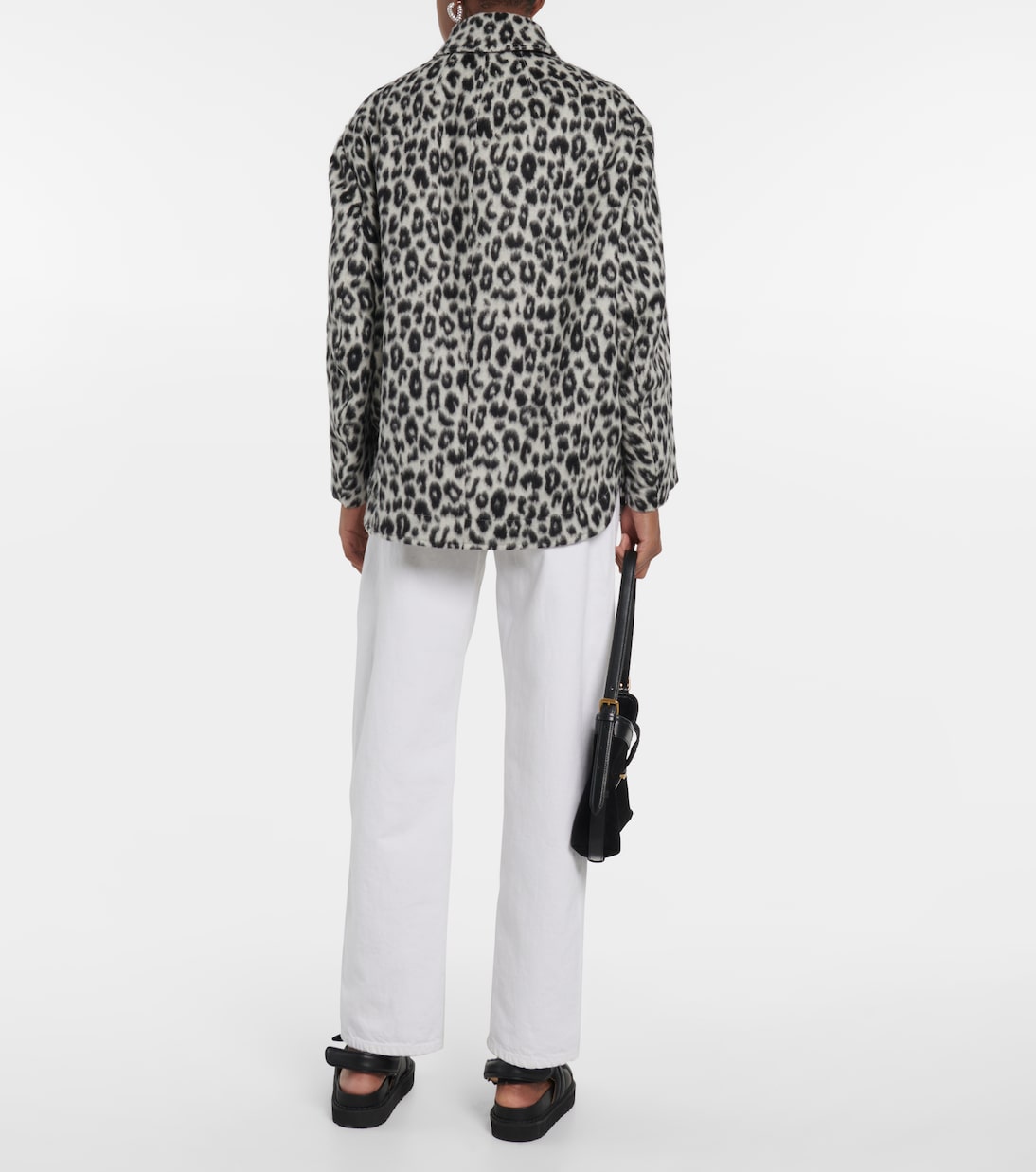 Odelino leopard-print virgin wool jacket | Isabel Marant