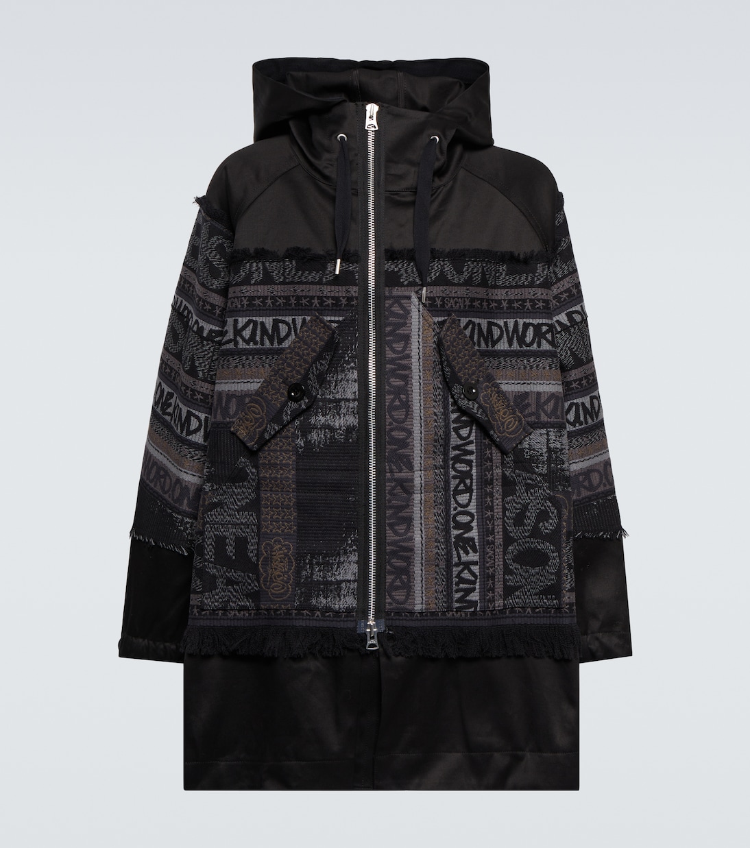 x Eric Haze chaqueta de jacquard | Sacai