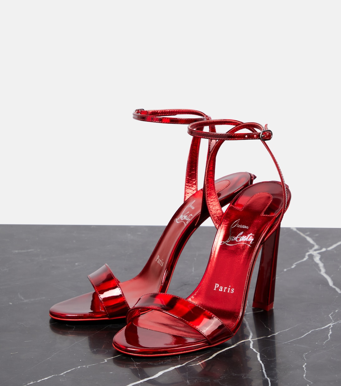 Sandali Condorapik Queen 100 in vernice | Christian Louboutin