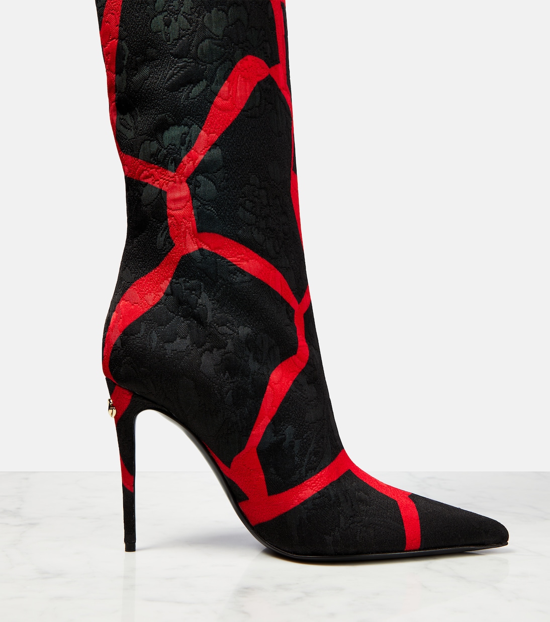 Botas altas en jacquard estampadas | Dolce&Gabbana