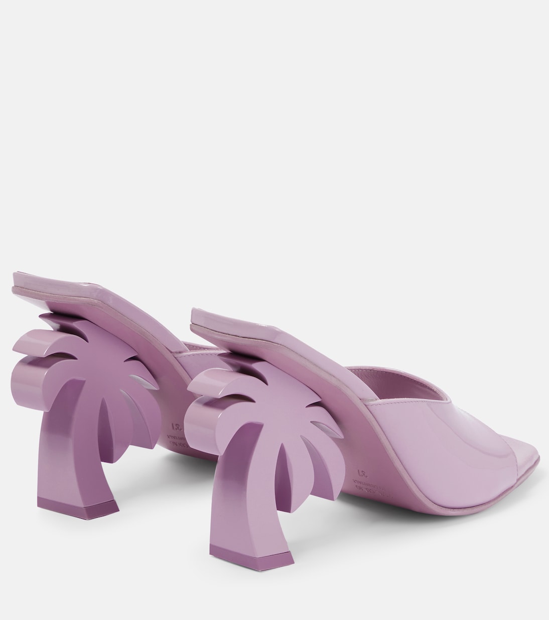Mules Palm Beach de charol | Palm Angels