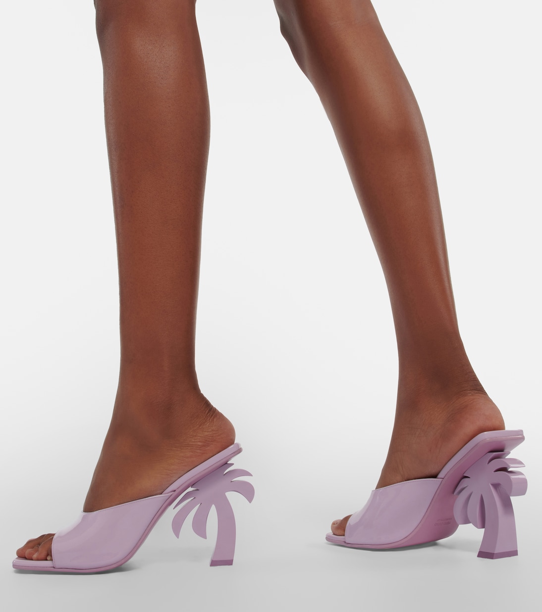 Mules Palm Beach de charol | Palm Angels