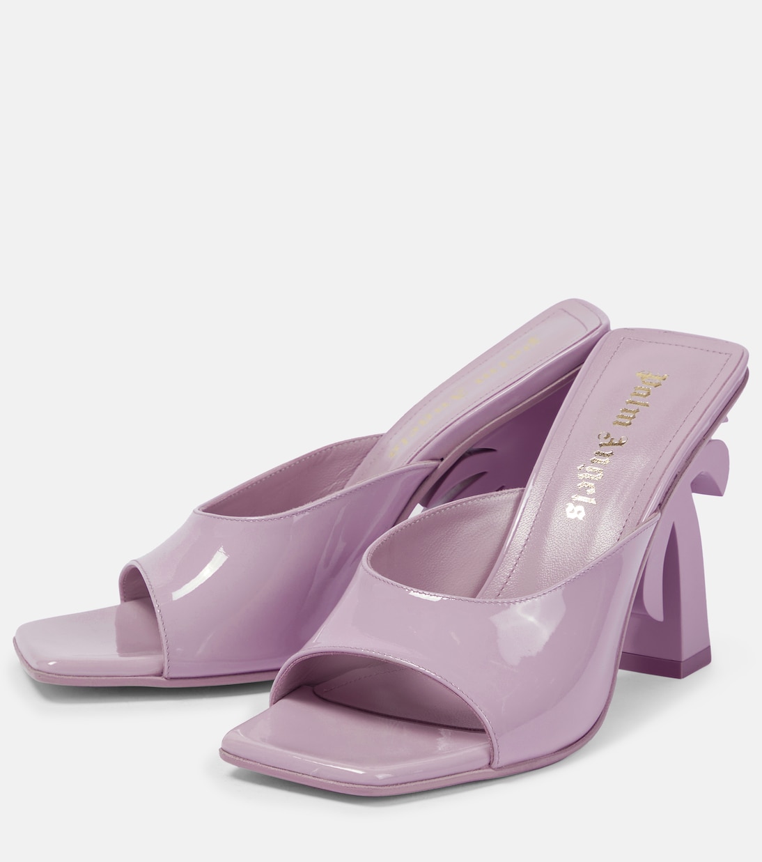 Mules Palm Beach de charol | Palm Angels