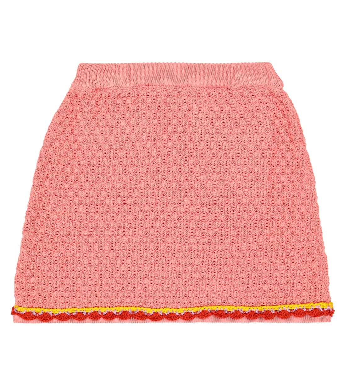 Minigonna in cotone con ricamo | Moschino Kids