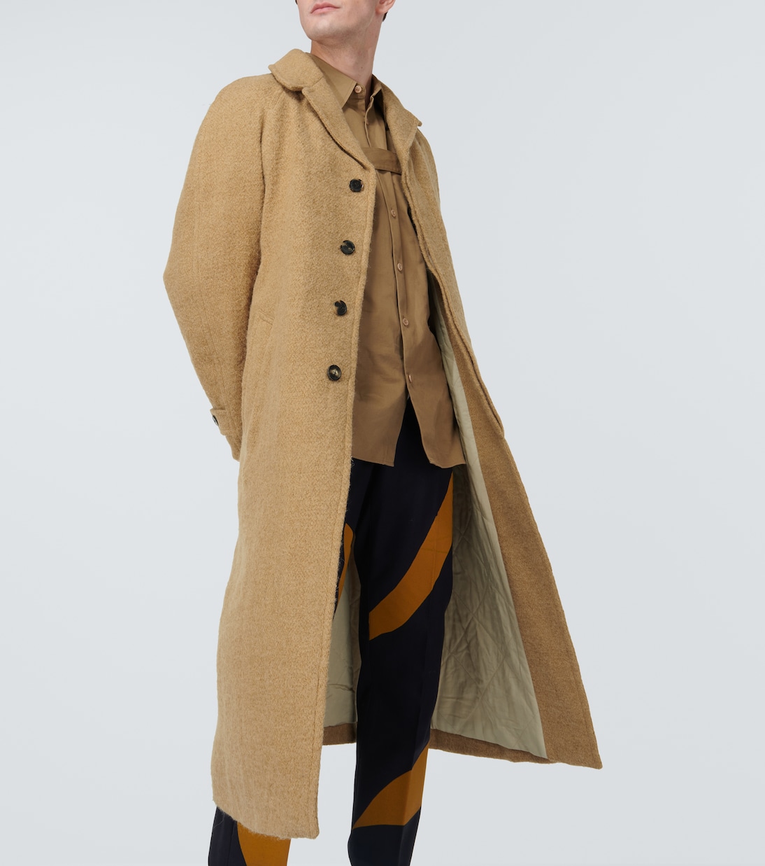 Mantel aus Jute und Wolle | Dries Van Noten