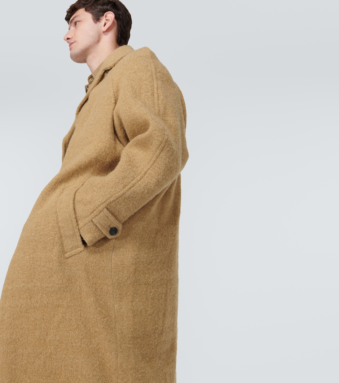 Mantel aus Jute und Wolle | Dries Van Noten