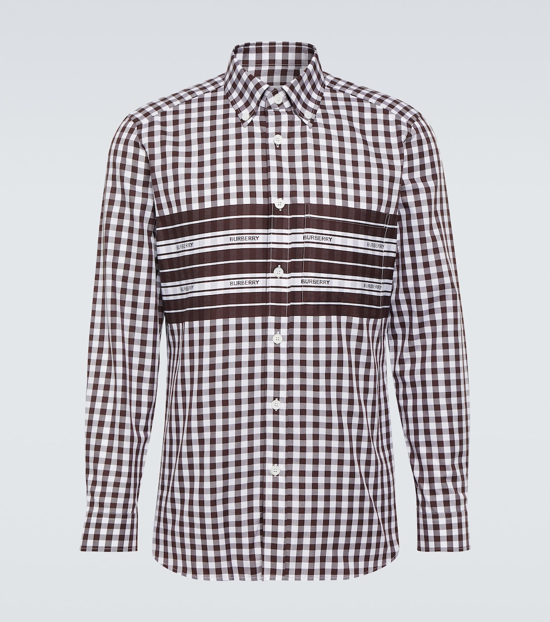 Camicia in popeline di cotone a quadri | Burberry