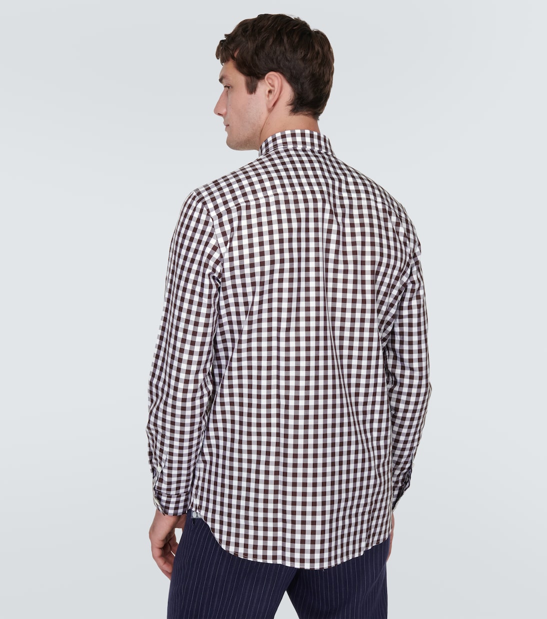 Camicia in popeline di cotone a quadri | Burberry