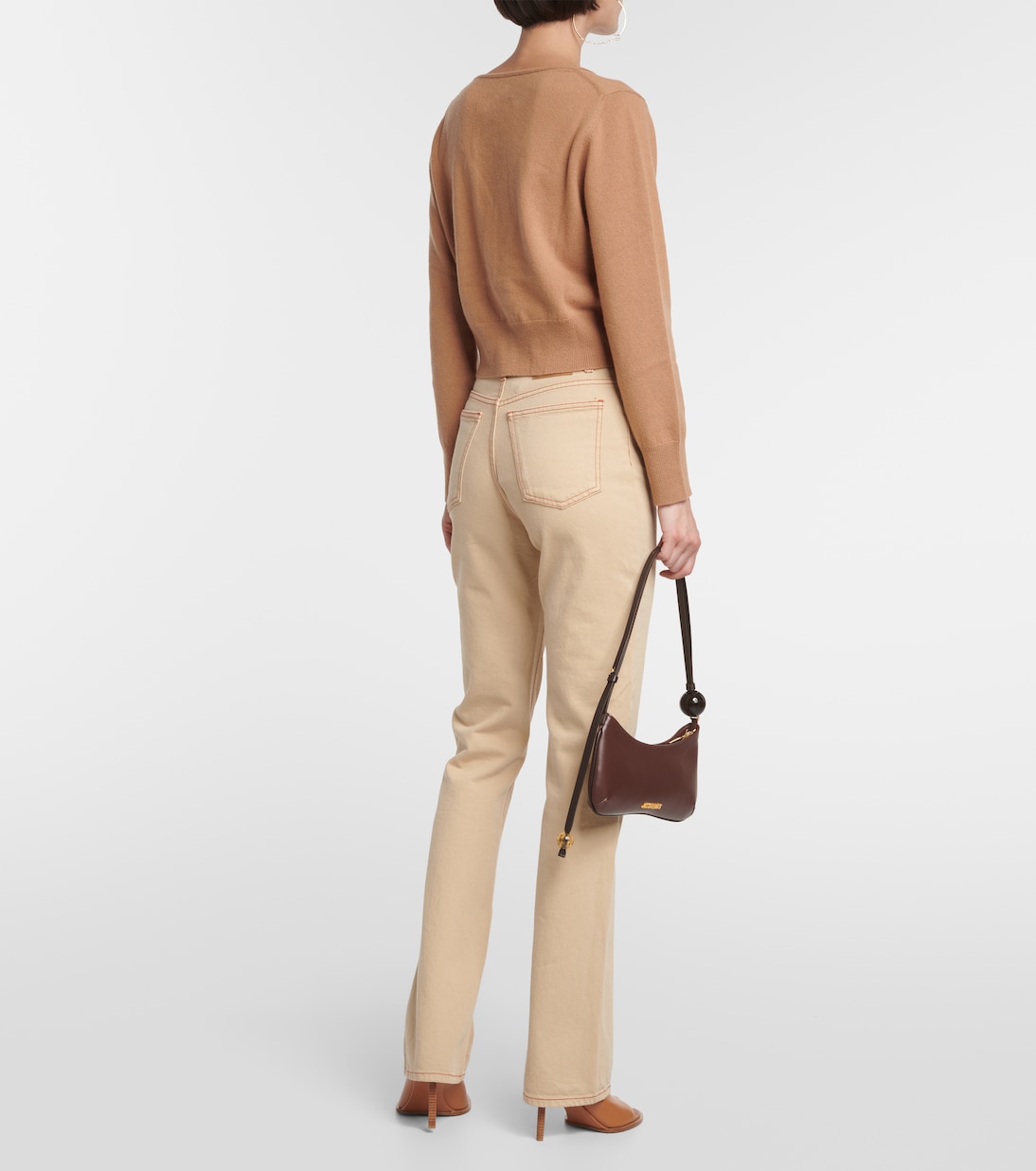 Cropped wool and cashmere cardigan | Jardin des Orangers
